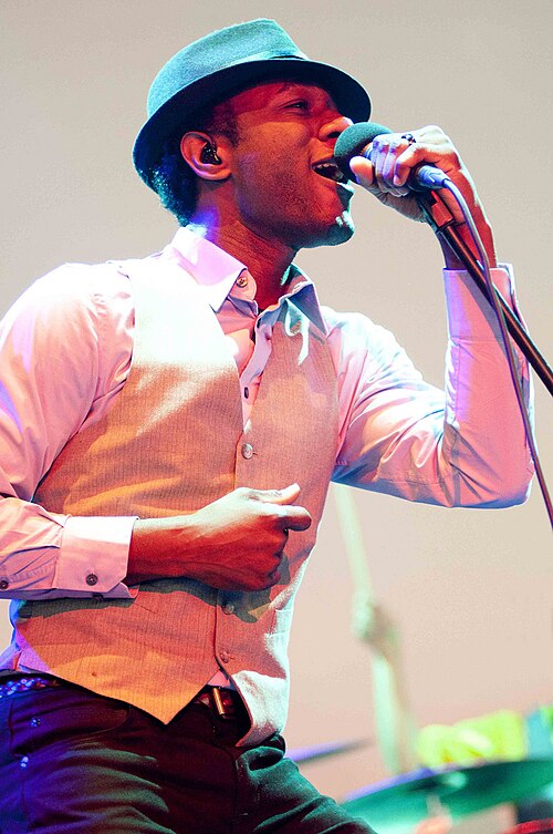 Portrait of recording artist Aloe Blacc